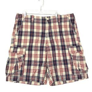 Polo Ralph Lauren Cargo Shorts Mens Size 40 Red White Blue Flat Front Ctn NWOT